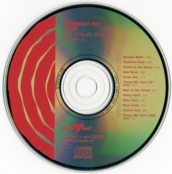 Various : Downbeat The Ruler: Killer Instrumentals, Best Of Studio One, Volume 3 (CD, Comp)