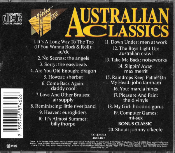Various : Video Hits Australian Classics (CD, Comp)