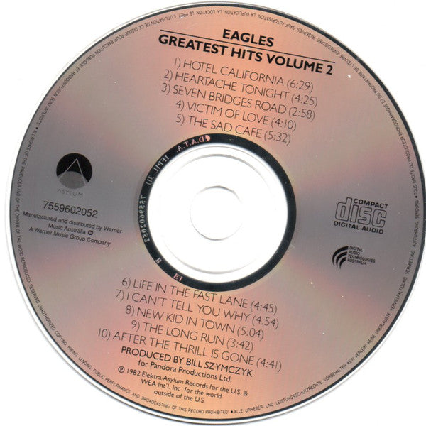 Eagles : Eagles Greatest Hits Volume 2 (CD, Comp, RE, RM)