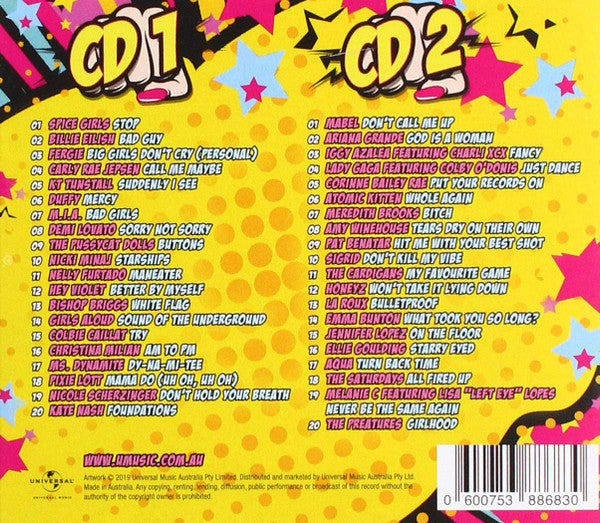 Various : Just The Hits: Girl Power (2xCD, Comp)