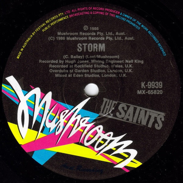 The Saints (2) : Just Like Fire Would (7", Single)