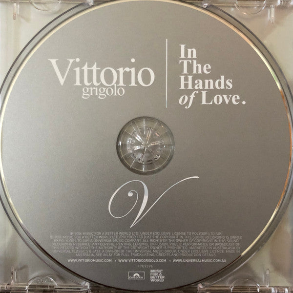 Vittorio Grigolo : In The Hands Of Love (CD, Album)