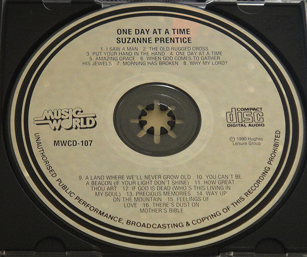 Suzanne Prentice : One Day At A Time (CD, Album)