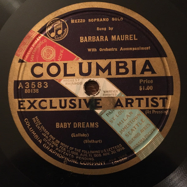 Barbara Maurel : My Wee Little Hut On The Hill / Baby Dreams (Shellac, 10")