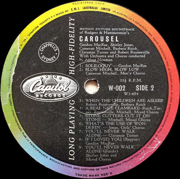 Rodgers & Hammerstein : Carousel (LP, Album, Mono, RE)