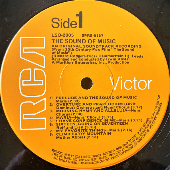 Various : The Sound Of Music (LP, Album, RE, Gat)