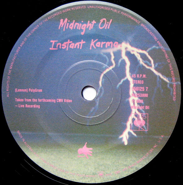 Midnight Oil : King Of The Mountain (7", Single)