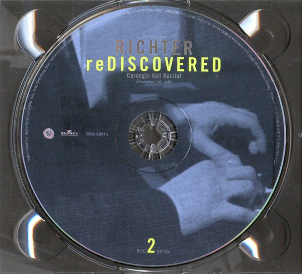 Sviatoslav Richter : Rediscovered • Carnegie Hall Recital December 26, 1960 (2xCD, Album, Ltd, RM, Dig)