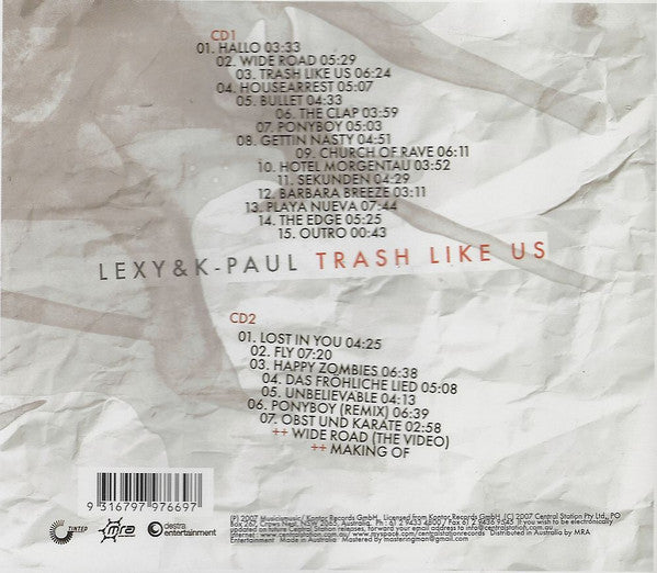 Lexy & K-Paul : Trash Like Us (CD, Album + CD, Album, Enh)