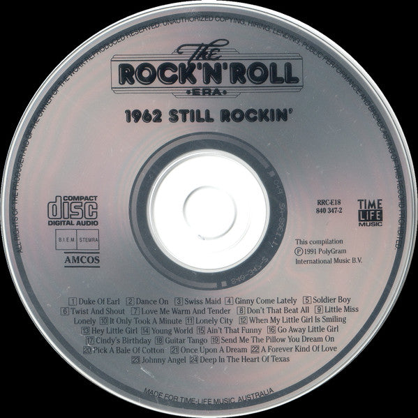 Various : The Rock 'n' Roll Era - 1962 Still Rockin' (CD, Comp, RM)