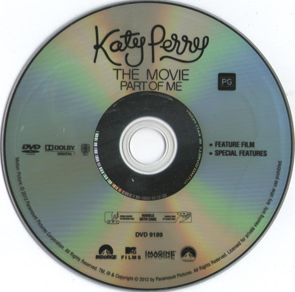 Katy Perry : Katy Perry The Movie: Part Of Me (DVD-V)