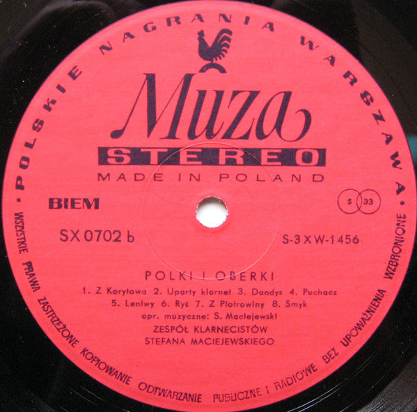 Zespół Klarnecistów Stefana Maciejewskiego : Polki I Oberki (LP, Album, RE)