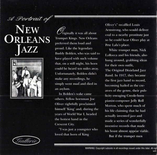 Various : A Portrait Of New Orleans Jazz (2xCD, Comp, Sli)