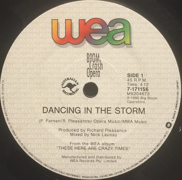 Boom Crash Opera : Dancing In The Storm (7", Single)