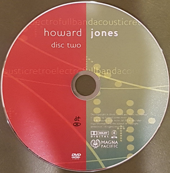 Howard Jones : 20th Anniversary Concert At The Shepherd's Bush Empire (2xDVD-V, PAL)