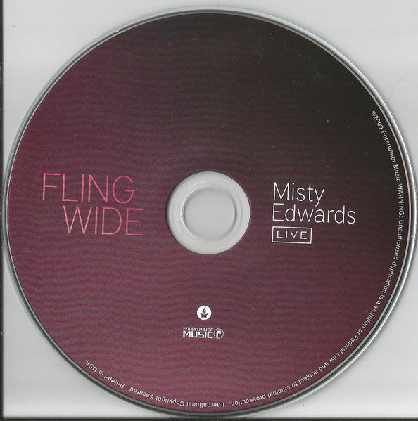 Misty Edwards : Fling Wide (CD)