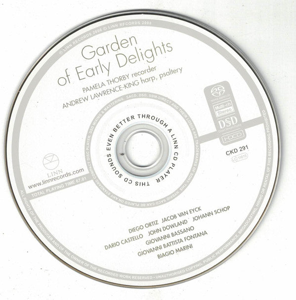 Pamela Thorby, Andrew Lawrence-King : Garden Of Early Delights (SACD, Hybrid, Multichannel, Album)