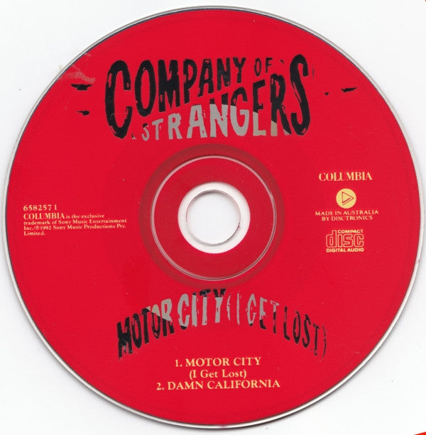 Company Of Strangers : Motor City (I Get Lost) (CD, Single)
