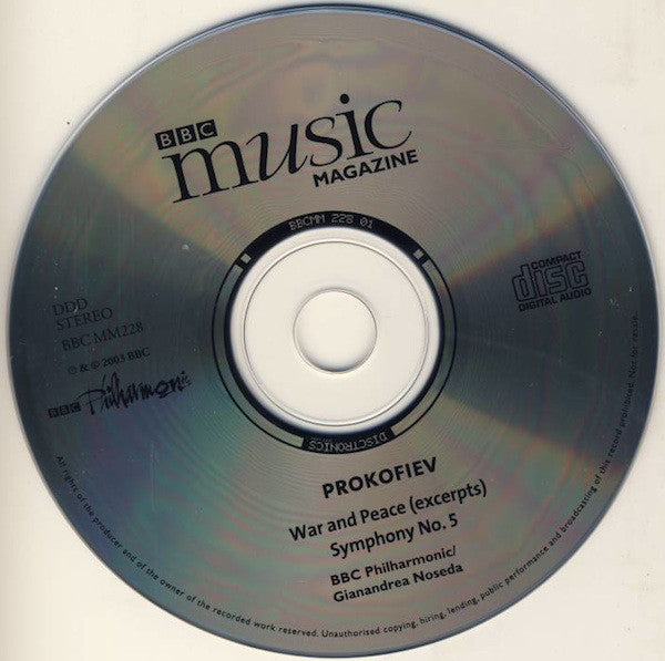 Prokofiev*, BBC Philharmonic, Gianandrea Noseda : Symphony No. 5; War And Peace (Excerpts) (CD, Album)