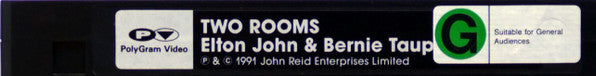 Various : Two Rooms ● Celebrating The Songs Of Elton John & Bernie Taupin (VHS, PAL)