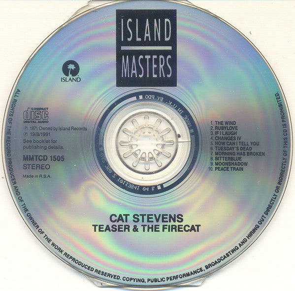 Cat Stevens : Teaser And The Firecat (CD, Album, RE)