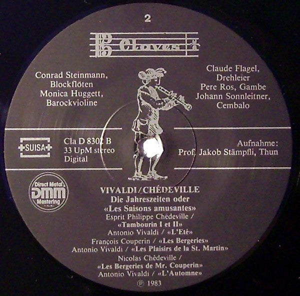 Antonio Vivaldi, Nicolas Chédeville, Conrad Steinmann, Monica Huggett, Claude Flagel, Pere Ros, Johann Sonnleitner : Die Jahreszeiten Arrangiert Als Les Saisons Amusantes (LP)