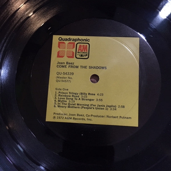 Joan Baez : Come From The Shadows (LP, Quad, Gat)