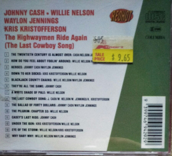 Kris Kristofferson, Willie Nelson, Johnny Cash, Waylon Jennings : The Highwaymen Ride Again (CD, Comp, RE)