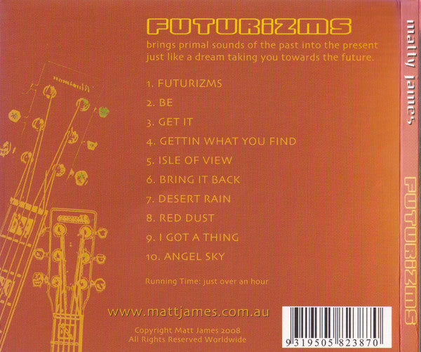 Matt James (8) : Futurizms (CD, Dig)