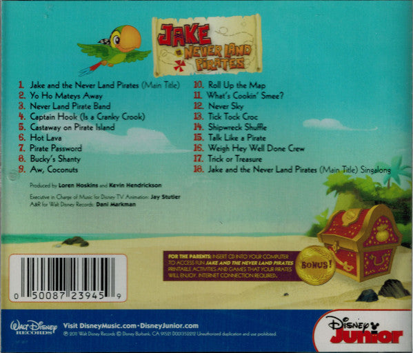 Various : Jake And The Never Land Pirates (CD, Comp)