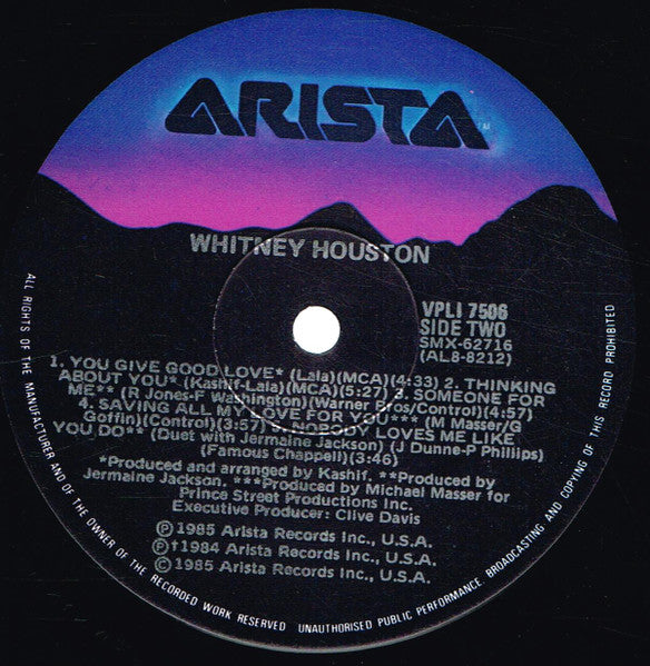 Whitney Houston : Whitney Houston (LP, Album)