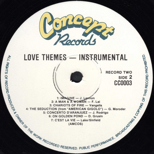 Various : Love Themes Inspired by Torvill & Dean Vol.2 (LP, Album)