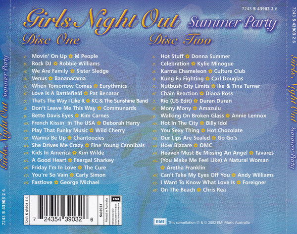 Various : Girls Night Out (Summer Party) (2xCD, Comp)