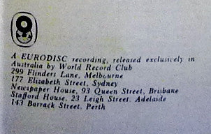 The Romanos Choir Of Essen* : Music Of The Russian Orthodox Church (Slavonic Version) (LP, Album, Club)