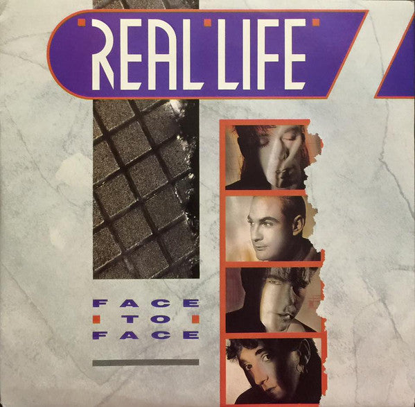 Real Life : Face To Face (7", Single)