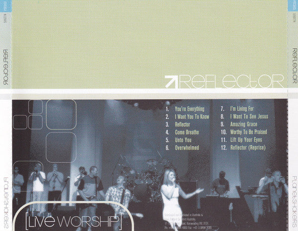 Planetshakers : Reflector (Live Praise + Worship From Planet Shakers 2002) (CD, Album)