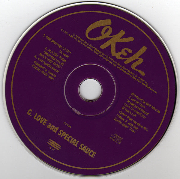 G. Love & Special Sauce : Cold Beverage (CD, Promo)