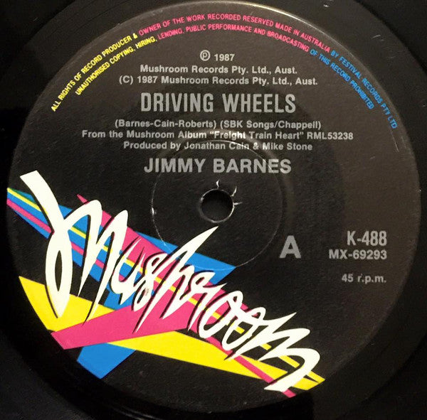 Jimmy Barnes : Driving Wheels (7", Single)
