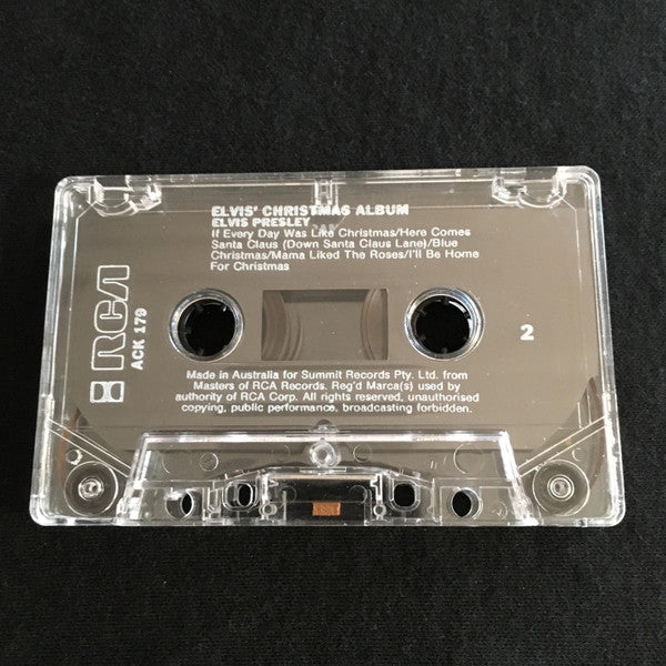 Elvis Presley : Elvis' Christmas Album (Cass, Album, RE, Cle)