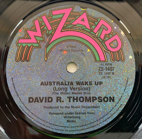 David R. Thompson : Australia Wake Up (7", Single)