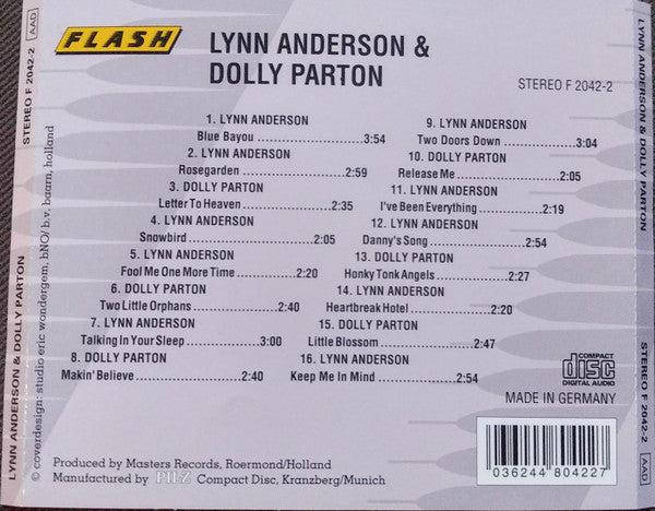 Lynn Anderson & Dolly Parton : Lynn Anderson & Dolly Parton (CD, Comp)