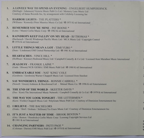 Various : A Lovely Way To Spend An Evening (CD, Comp)