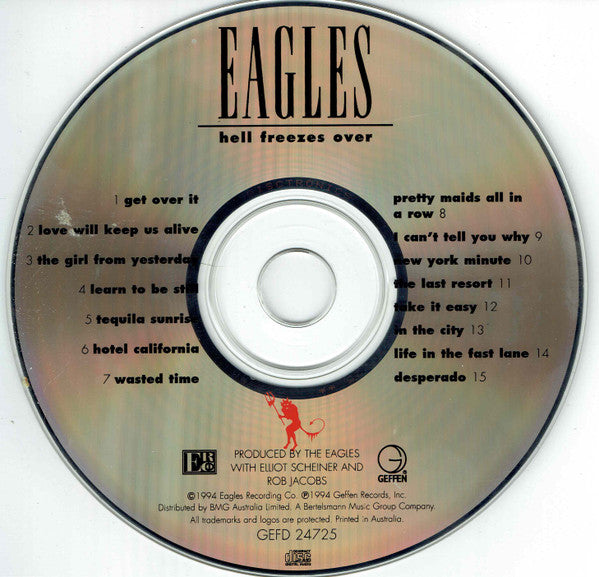 Eagles : Hell Freezes Over (CD, Album, RE)