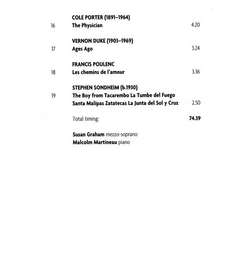 Susan Graham (2), Malcolm Martineau : Virgins, Vixens & Viragos (CD, Album)