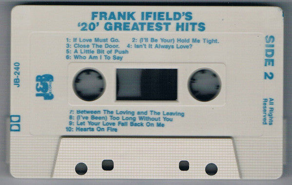 Frank Ifield : 20 Greatest Hits (Cass, Comp)