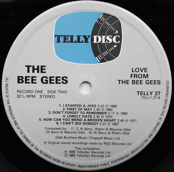 Bee Gees : Love From The Bee Gees (2xLP, Comp)