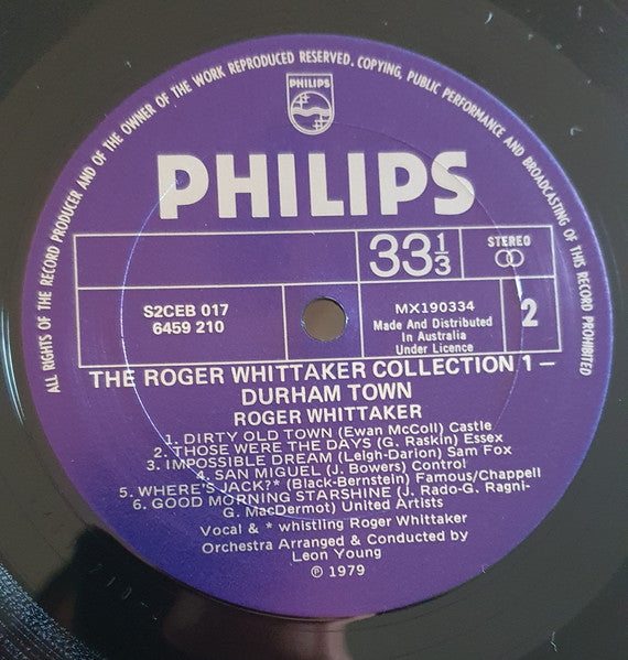 Roger Whittaker : Durham Town (LP, Comp)