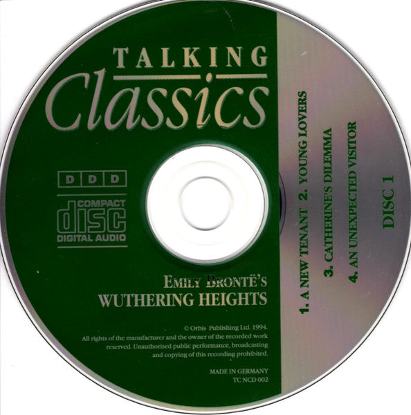 Emily Brontë Read By Hannah Gordon : Wuthering Heights (2xCD)