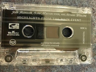 John Farnham, Olivia Newton-John, Anthony Warlow : Highlights From The Main Event (Cass, Album)