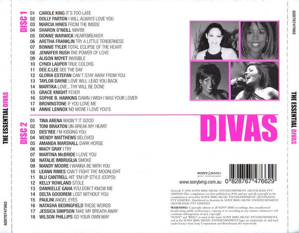 Various : The Essential Divas (2xCD, Comp)